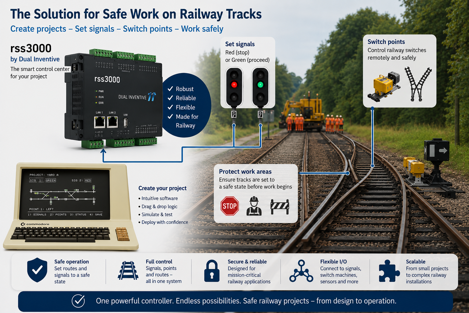 The Solution for Safe Work on Railway Tracks